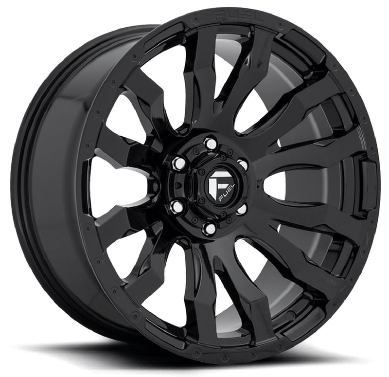 20x9 fuel off-road blitz gloss black d675 8x180 1mm