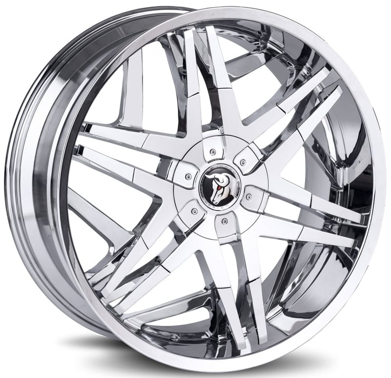 24x10 diablo turbine chrome (custom)