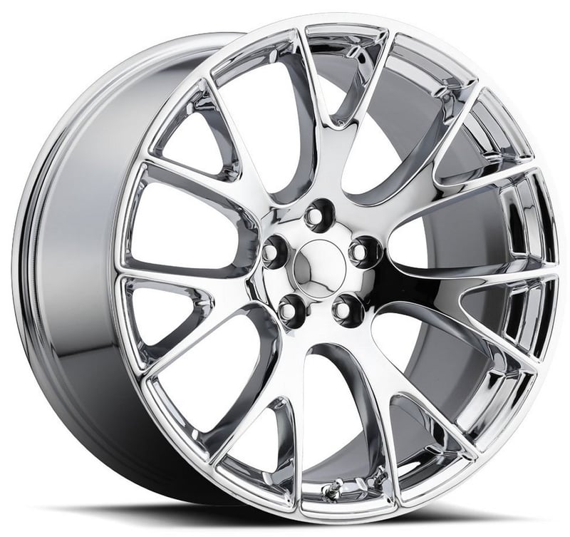 Factory Reproductions Replica Dodge Hellcat Jeep FR70 Replica Wheel Chrome