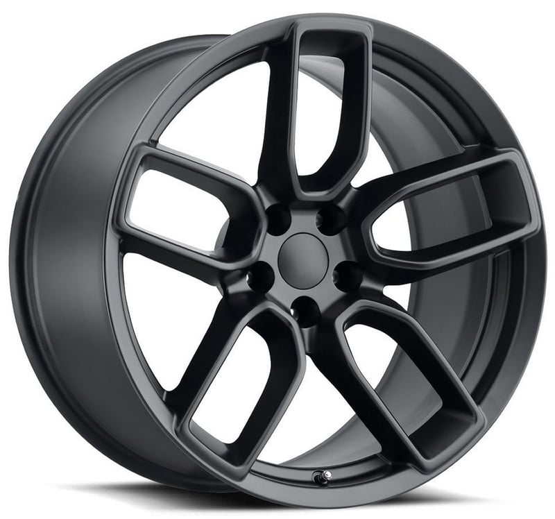 20x9.5 dodge widebody replica wheel satin black fr74 5x115 15mm