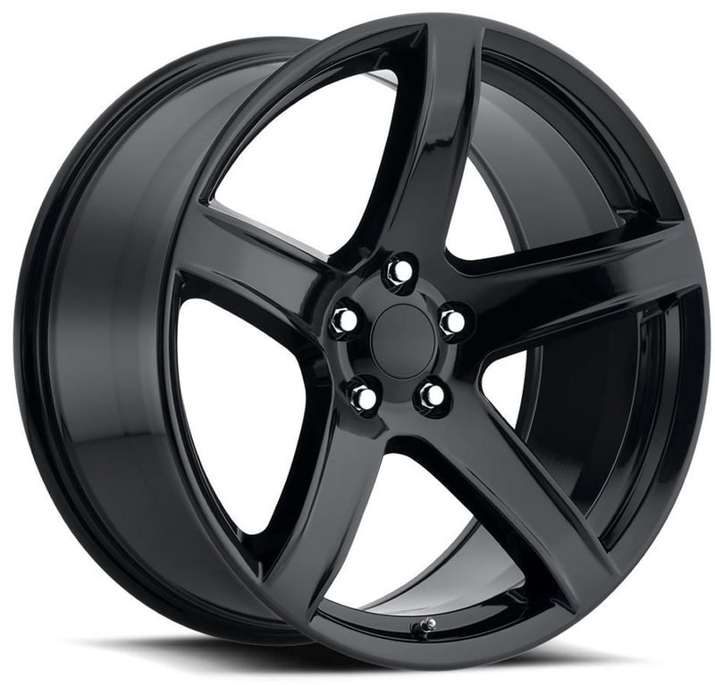 Factory Reproductions Replica Dodge Hellcat HC2 FR77 Replica Wheel Gloss Black