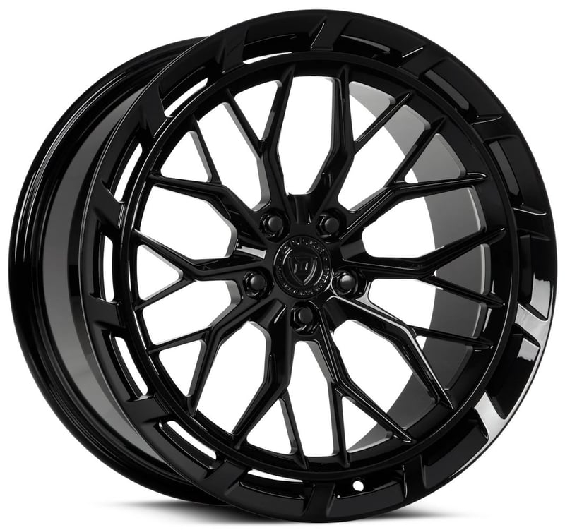 20x8.5 dolce performance magari gloss black 5x120 28mm