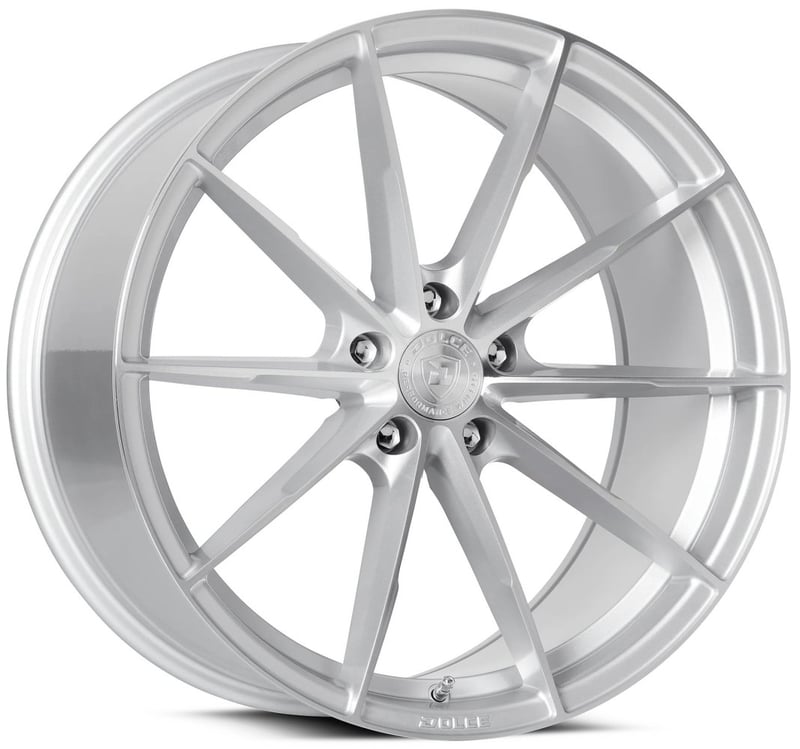 19x9.5 dolce performance veloce gloss silver machined 5x120 40mm