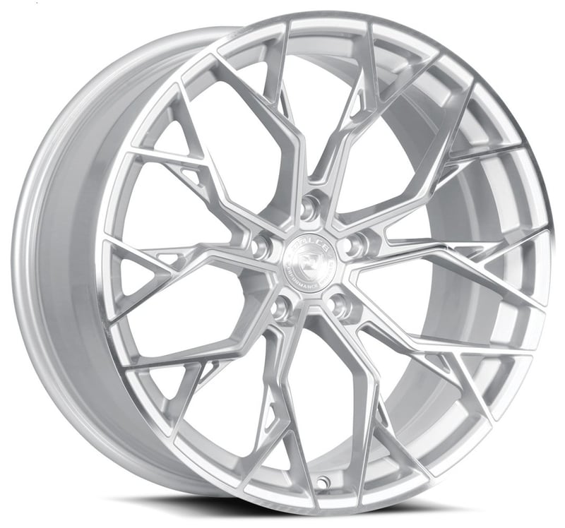 18x8.5 dolce performance aria gloss silver machined 5x4.5/114.3 35mm