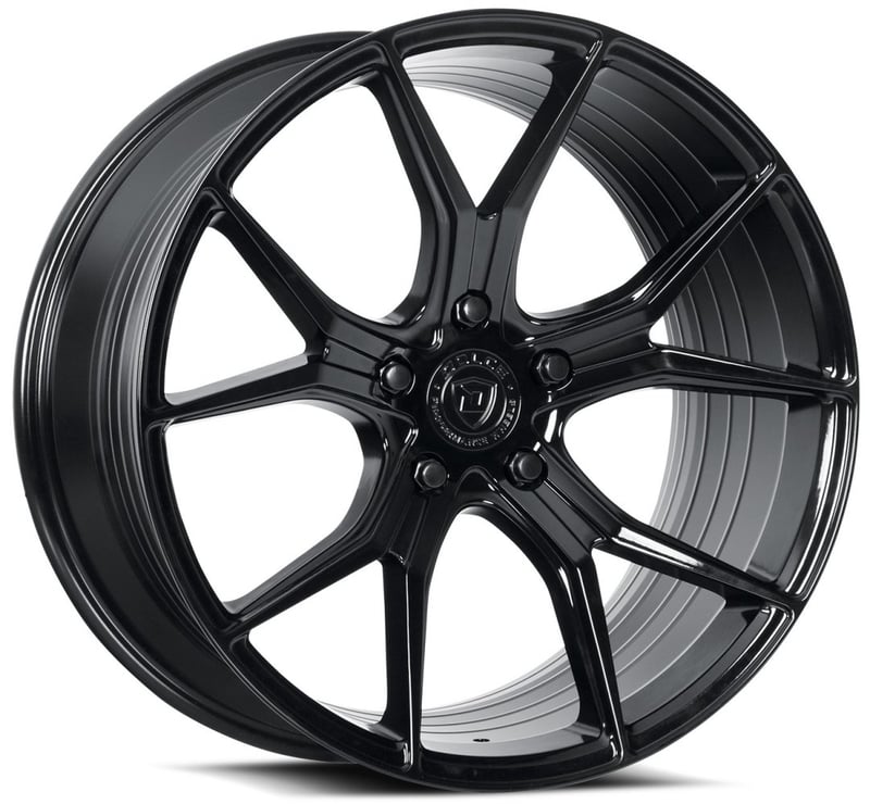 18x8.5 dolce performance element gloss black 5x120 35mm