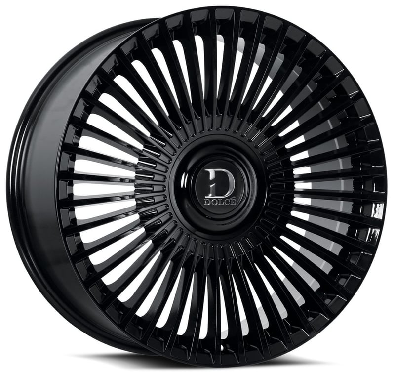 24x9 dolce luxury trento gloss black 5x112 5x120 28mm