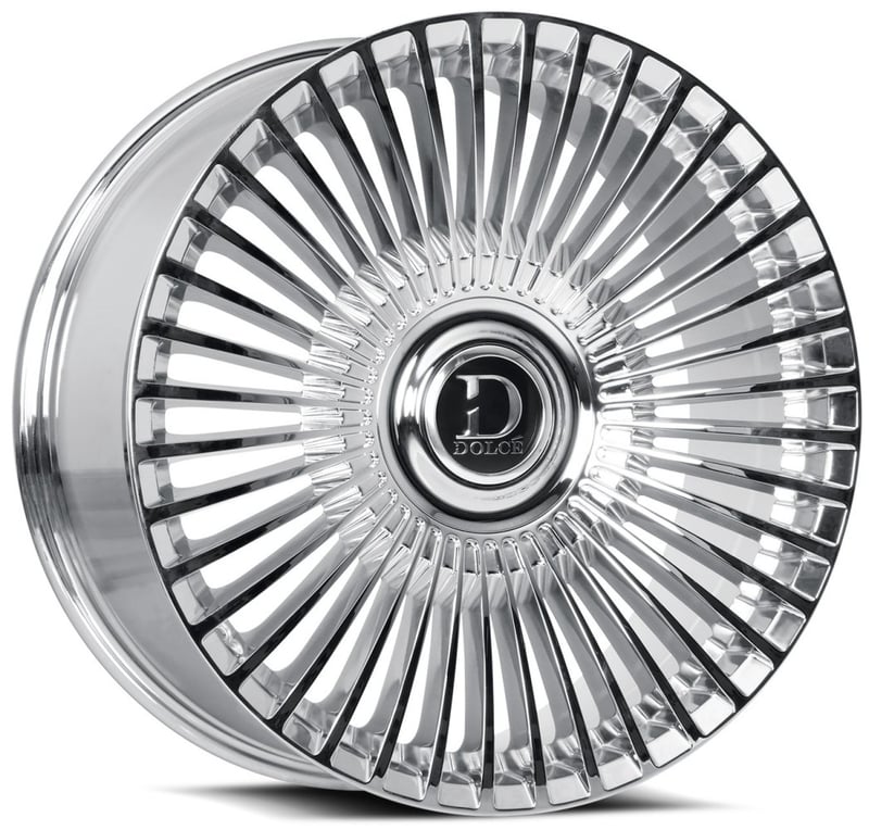 24x9 dolce luxury trento chrome 5x112 5x4.5/114.3 35mm