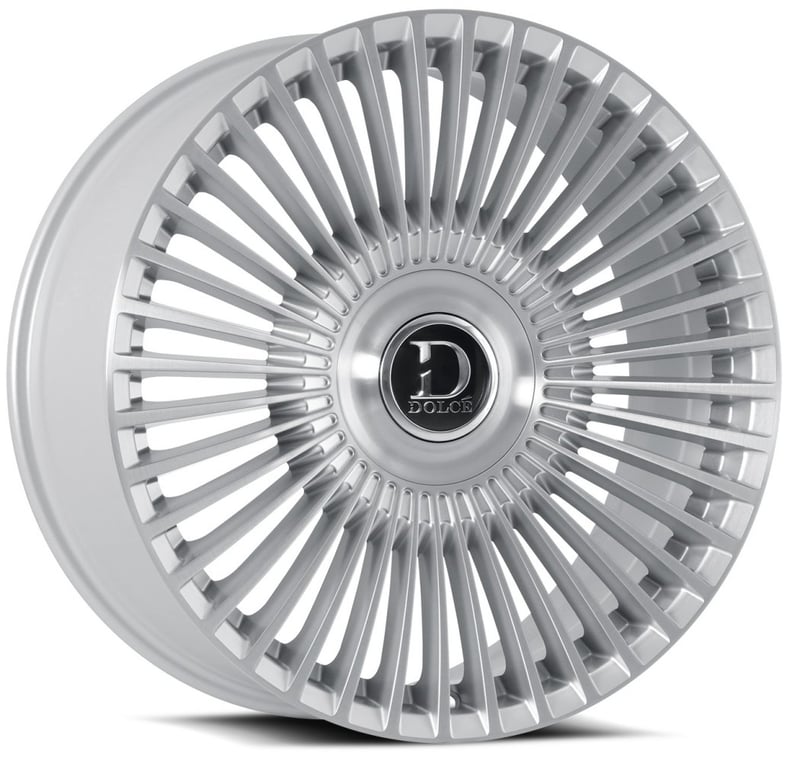 Dolce Luxury Trento Gloss Silver Brushed