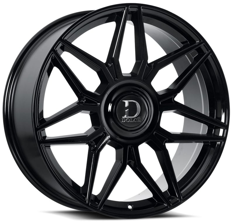 24x10 dolce luxury verona gloss black 6x135 6x5.5/139.7 25mm