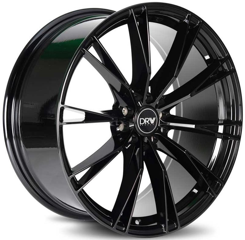 18x8 drw d23 gloss black 5x4.25/108 5x4.5/114.3 38mm