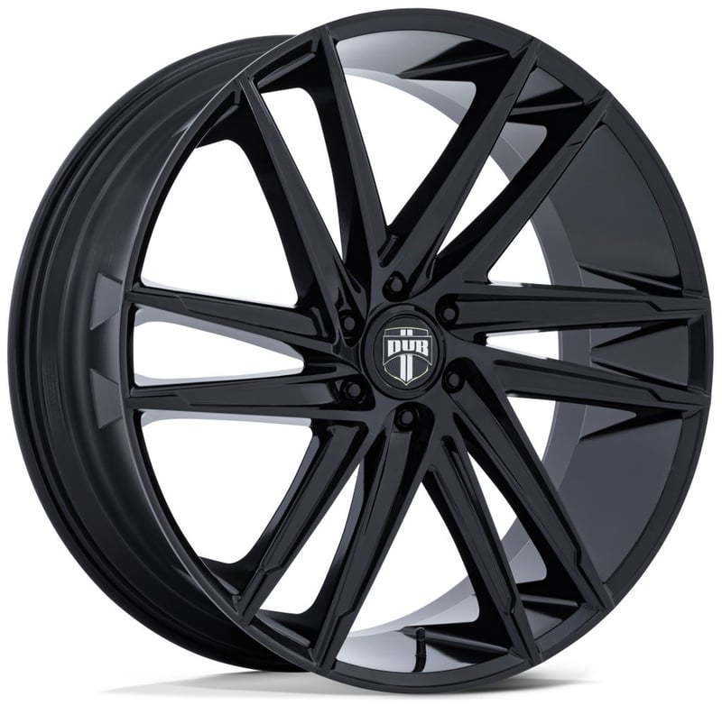 (clearance - no returns) 26x10 dub dc275 blaze gloss black 6x5.5/139.7 25mm