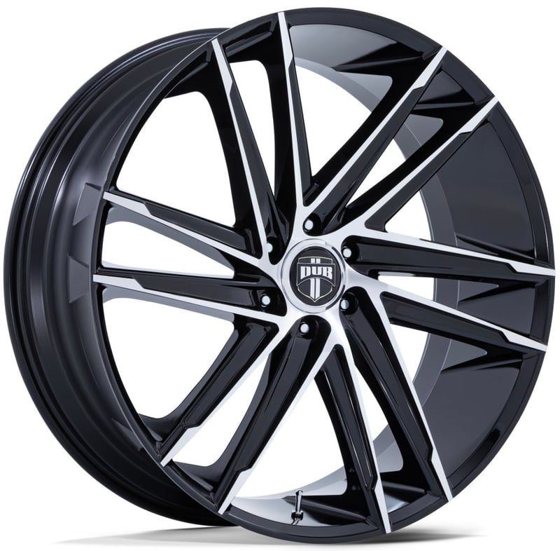 (clearance - no returns) 24x10 dub dc275 blaze gloss black machined 6x5.5/139.7 25mm