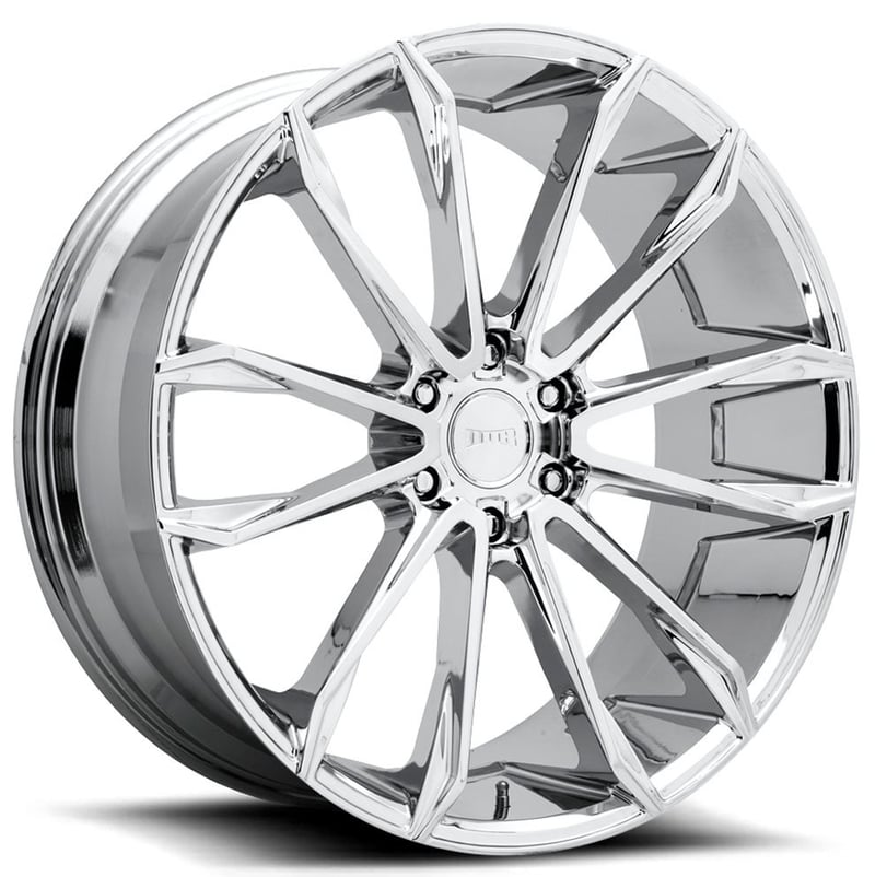 (clearance - no returns) 24x10 dub clout chrome s251 6x5.5/139.7 30mm
