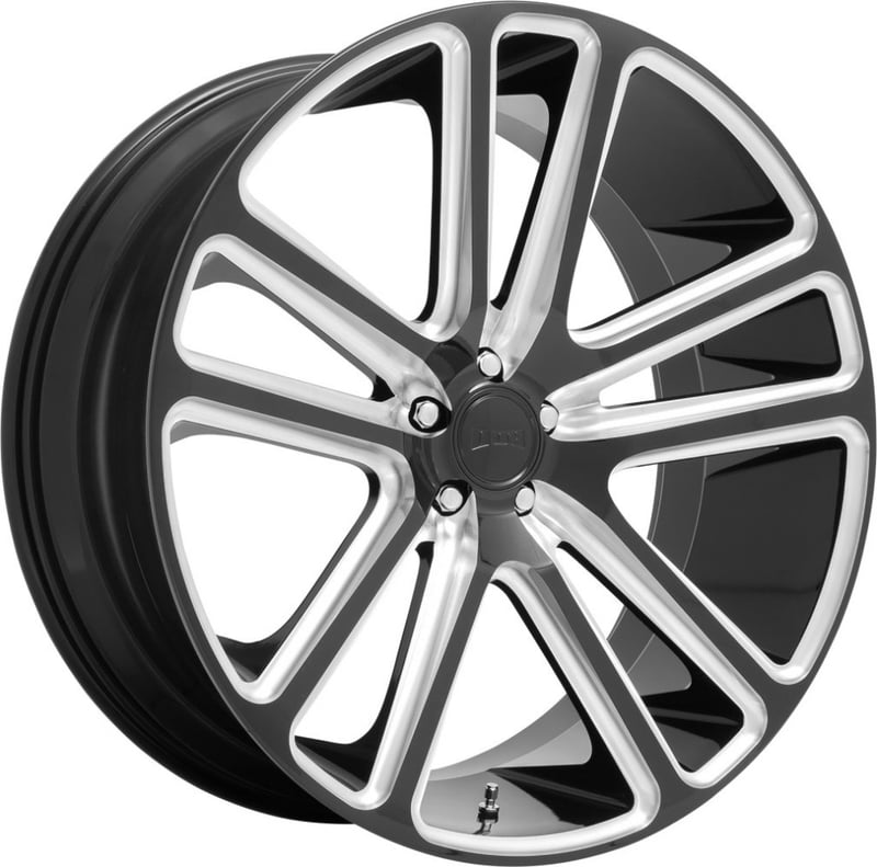 Dub Flex Gloss Black Milled