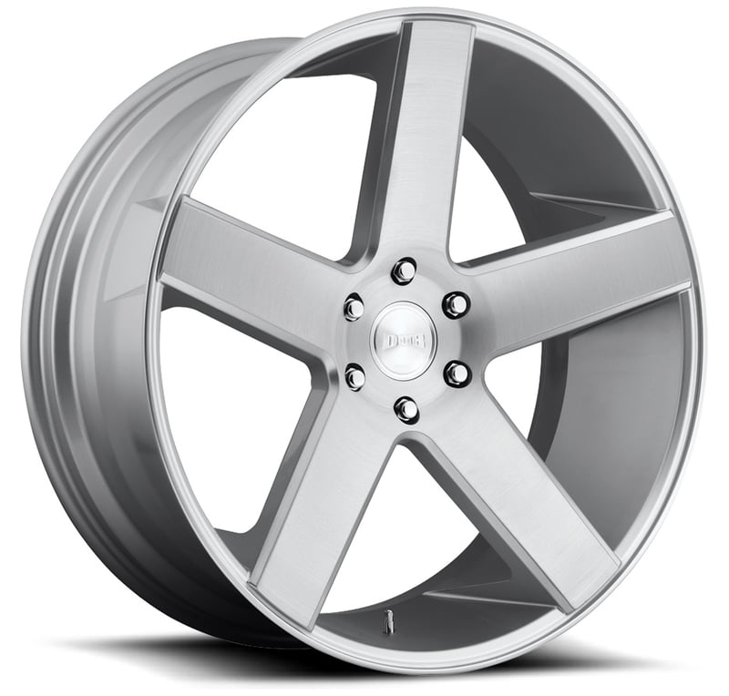22x9.5 dub baller brushed gloss silver s218 6x5.5/139.7 19mm