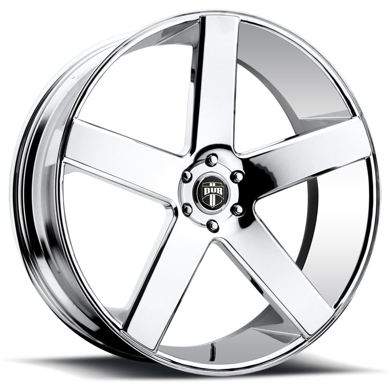 22x9.5 dub baller chrome s115 6x5.5/139.7 19mm