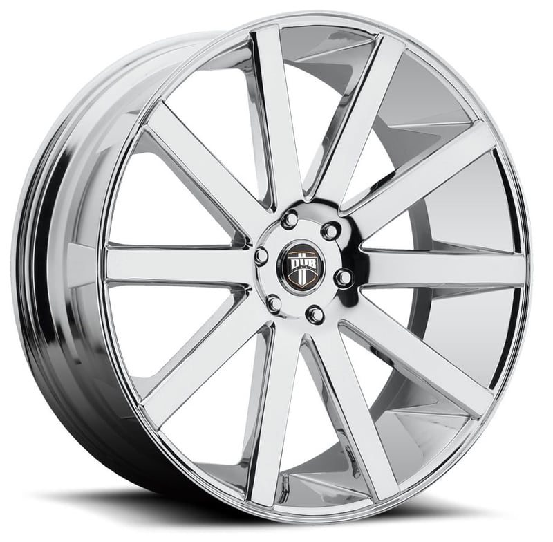 22x9 dub shot calla chrome s120 5x120 38mm