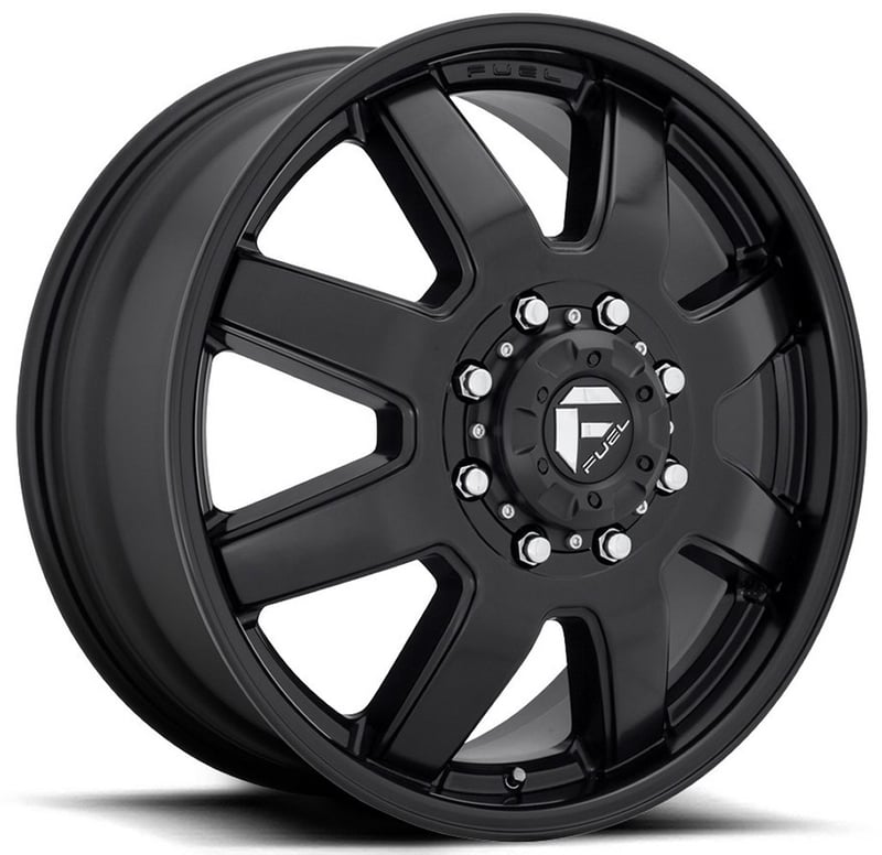 20x8.25 fuel off-road maverick satin black dually front d436 8x200 122mm 142.0 c.b.