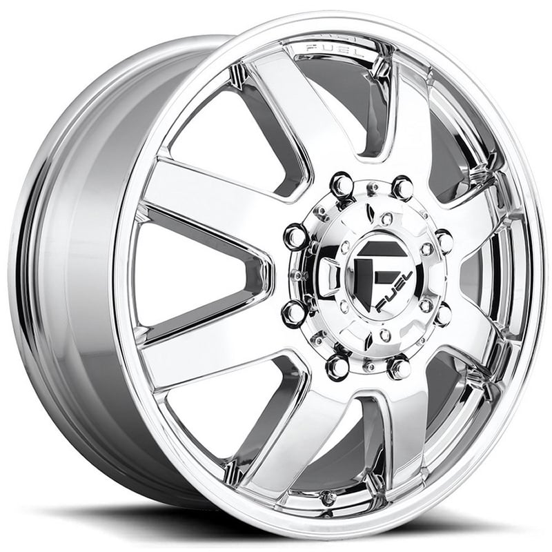 20x8.25 fuel off-road maverick chrome dually front d536 8x6.5/165 122mm 121.5 c.b.