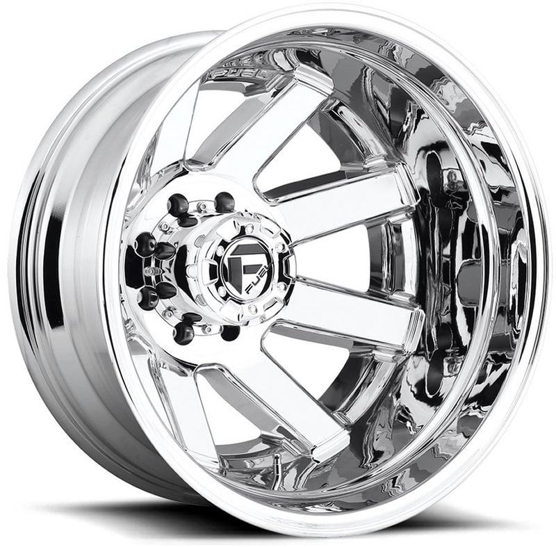 20x8.25 fuel off-road maverick chrome dually rear outer d536 8x6.5/165 -215mm 121.5 c.b.