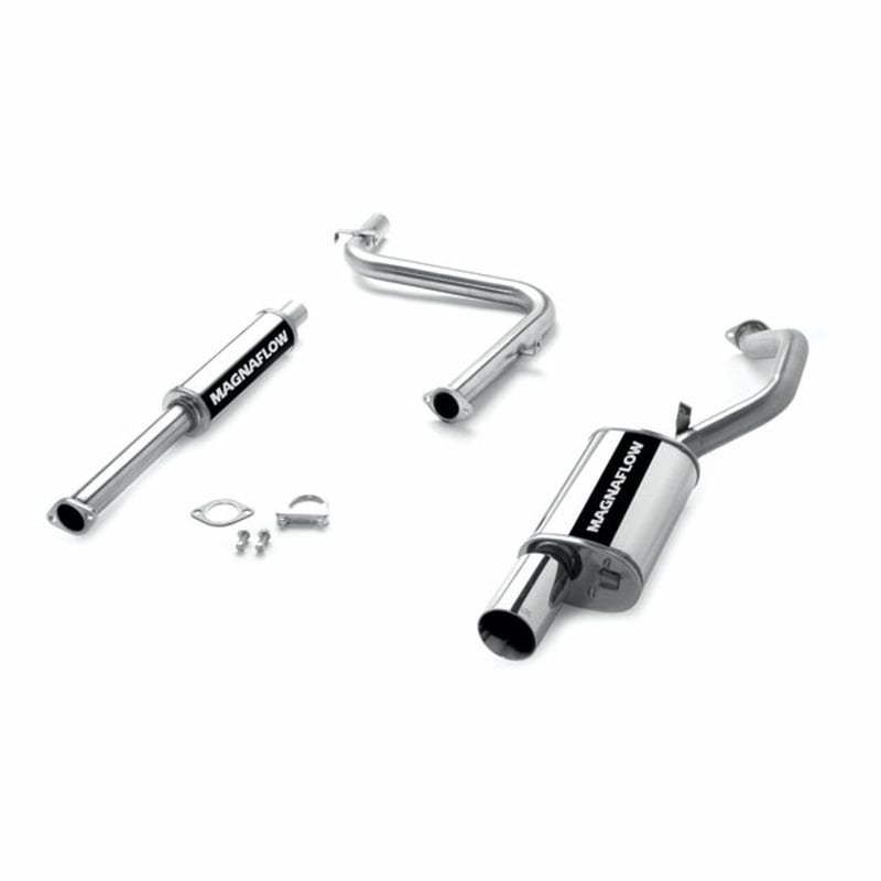 magnaflow 01-05 mitsubishi eclipse street series cat-back performance exhaust system 2.4l, 3.0l - 15744