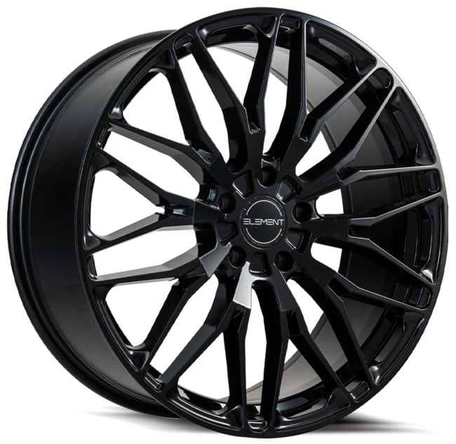 20x9 element el32 gloss black 5x4.5/114.3 35mm
