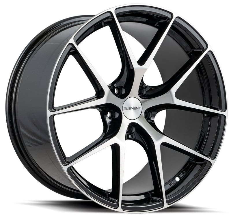 Element EL44 Gloss Black Machined Face