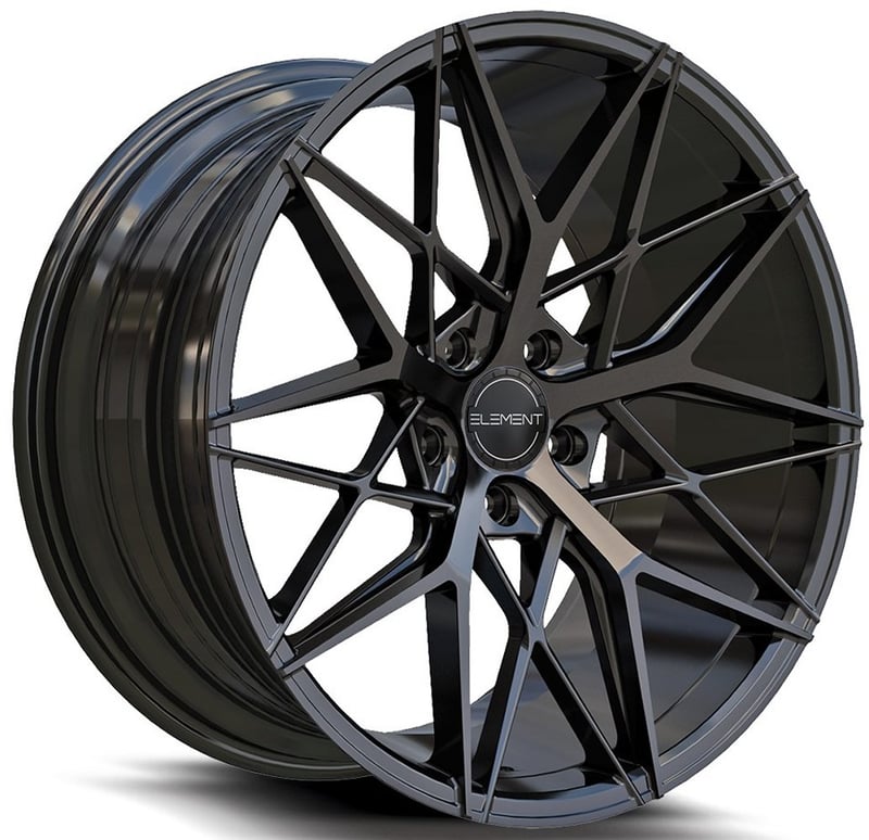 20x8.5 element el24 gloss black 5x4.5/114.3 35mm