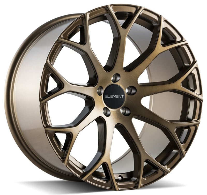 20x10.5 element el99 gloss brushed bronze 5x112 42mm