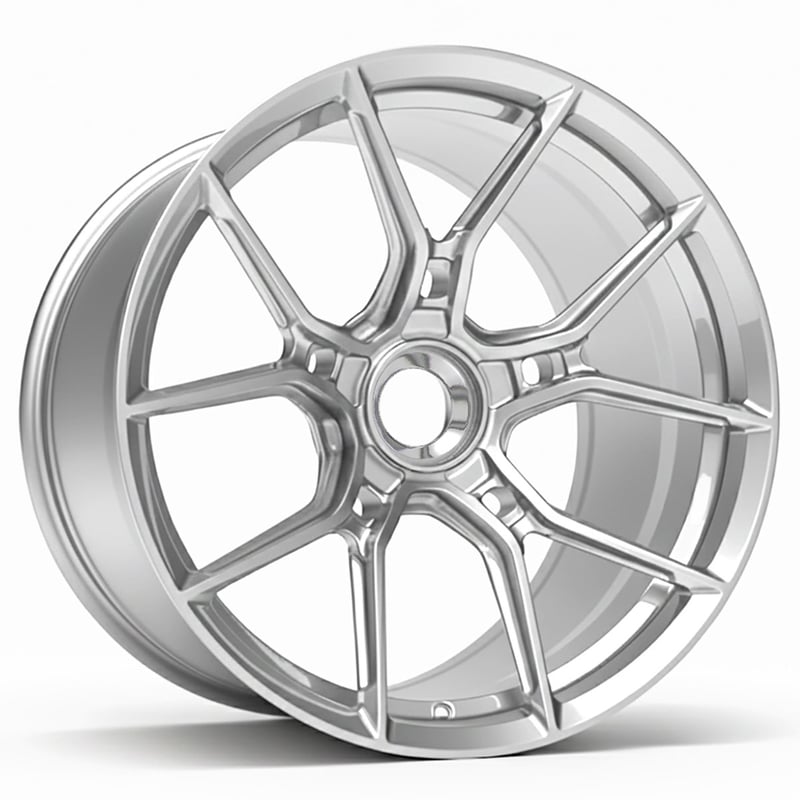 17x8 element forged cl-1 gloss silver (full forged) (custom)