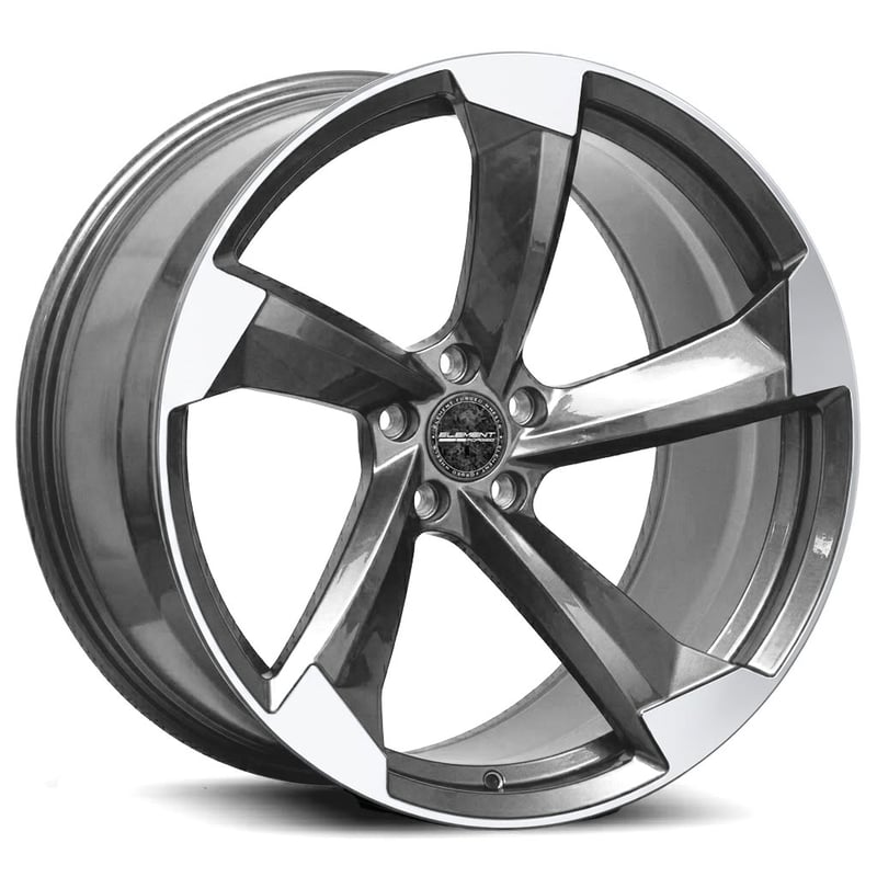 22x8.5 element forged fs-1 gloss gunmetal machined (full forged) (custom)
