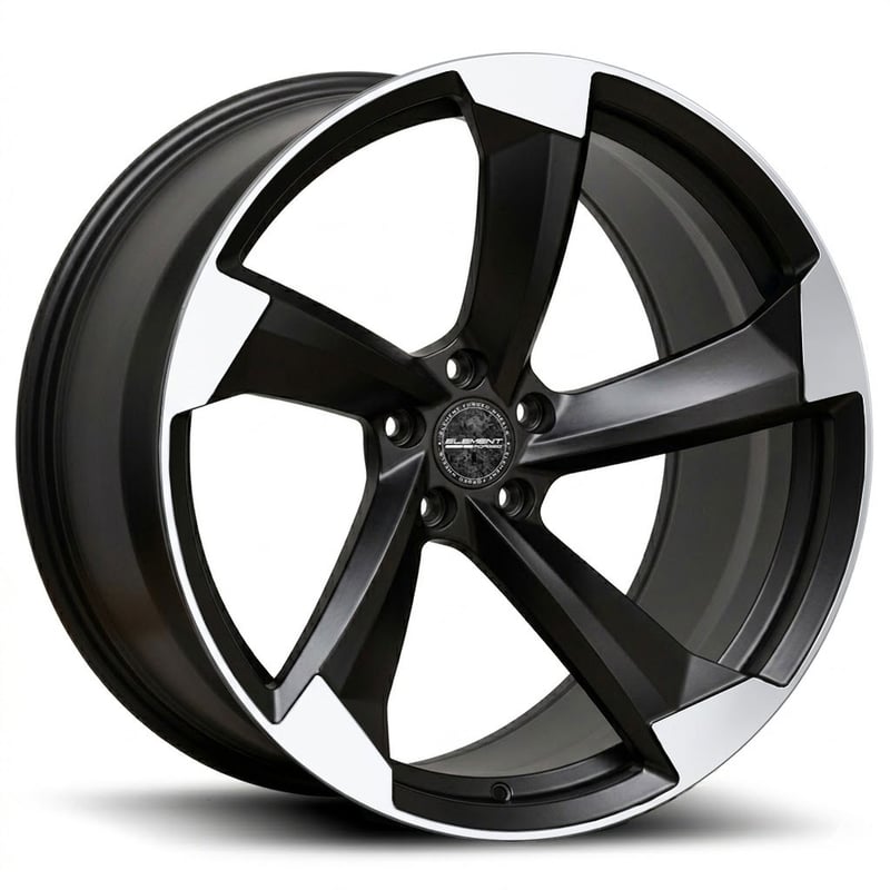 21x8.5 element forged fs-1 satin black machined (full forged) (custom)