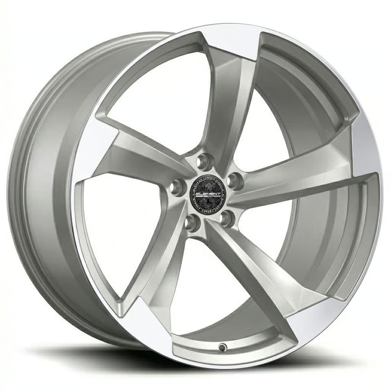 23x9 element forged fs-1 satin silver machined (full forged) (custom)