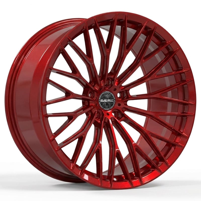 17x8 element forged me-10 candy red (full forged) (custom)