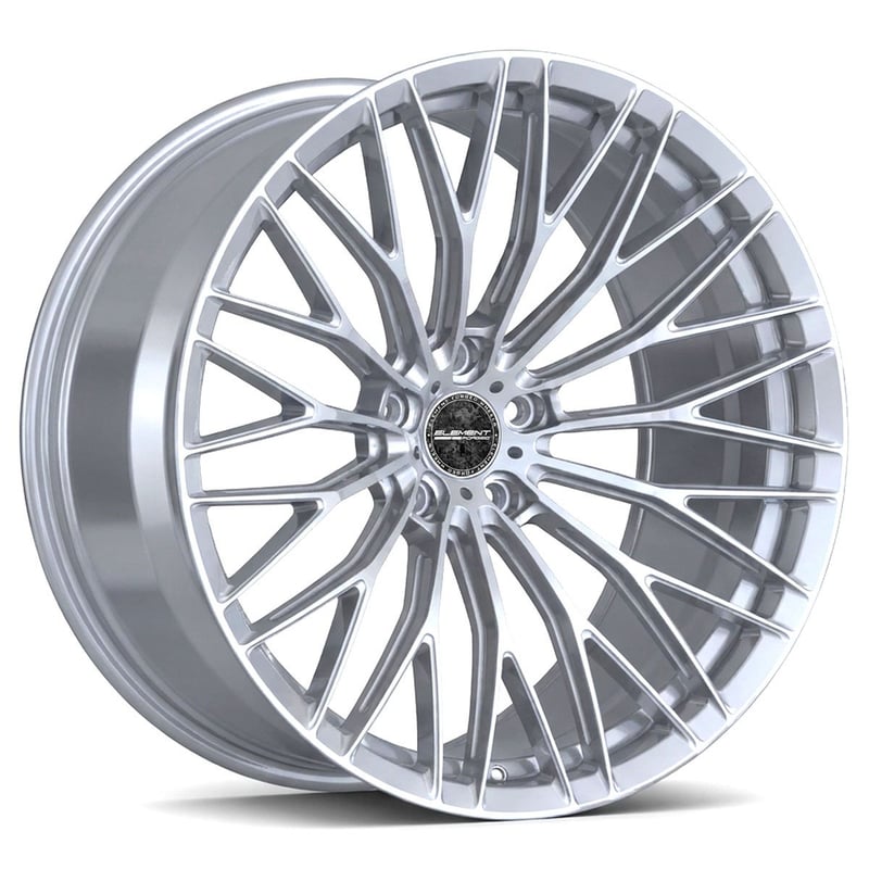 22x9.5 element forged me-10 gloss silver (full forged) (custom)