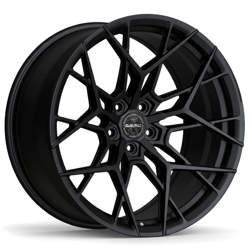 17x9.5 element forged me-11 satin black (full forged) (custom)