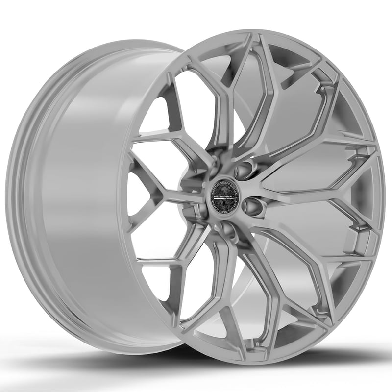 22x9 element forged me-3 satin silver (full forged) (custom)