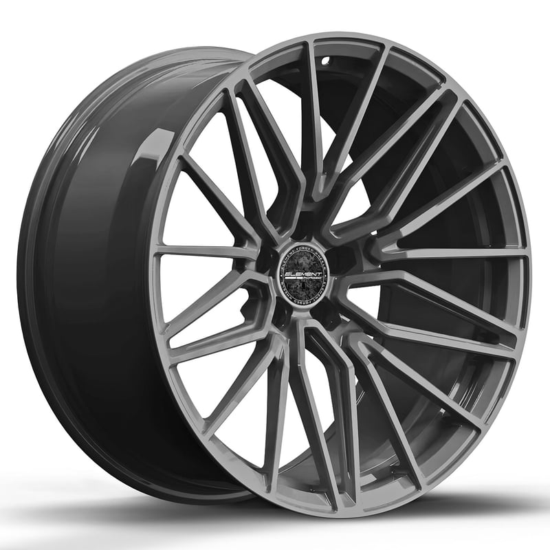 17x10 element forged me-4 gloss gunmetal (full forged) (custom)