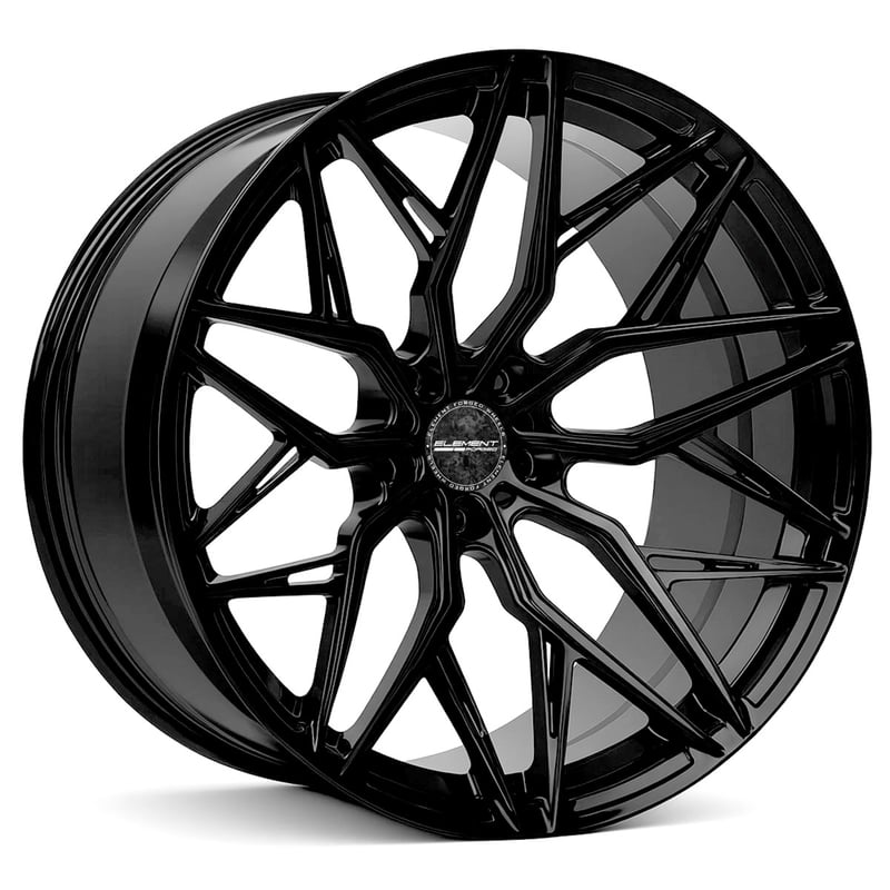 20x8 element forged me-5 gloss black (full forged) (custom)