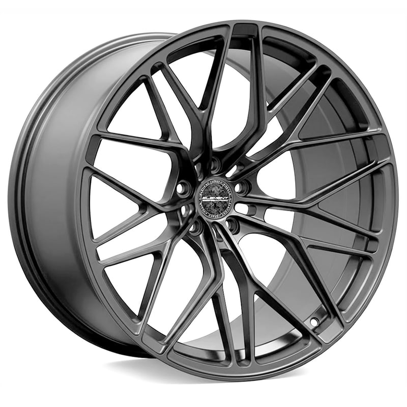 21x8.5 element forged me-6 gloss gunmetal (full forged) (custom)