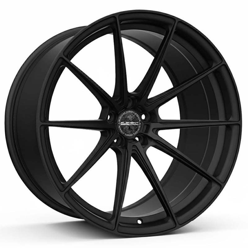 18x9 element forged ms-2 satin black (full forged) (custom)