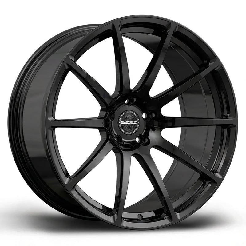 22x8.5 element forged ms-3 gloss black (full forged) (custom)