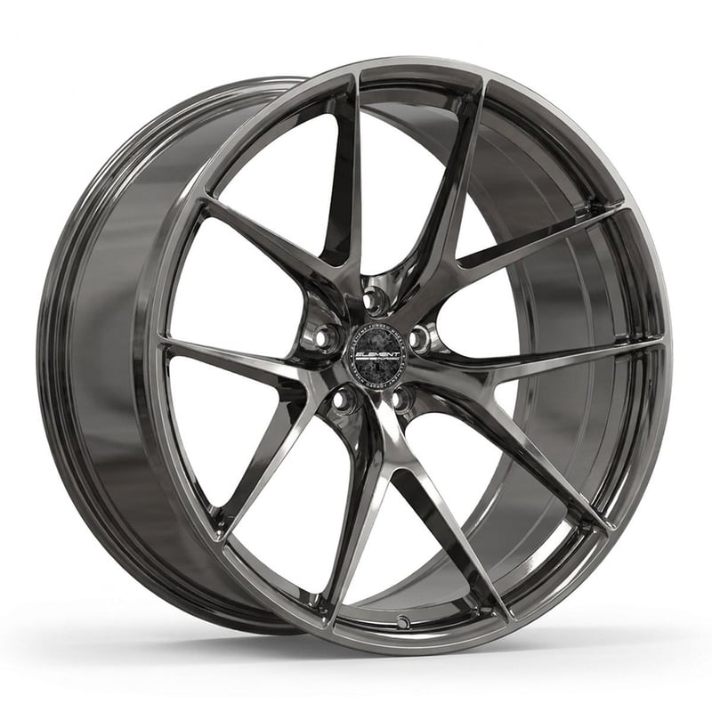 17x8 element forged sf-3 black chrome pvd (full forged) (custom)