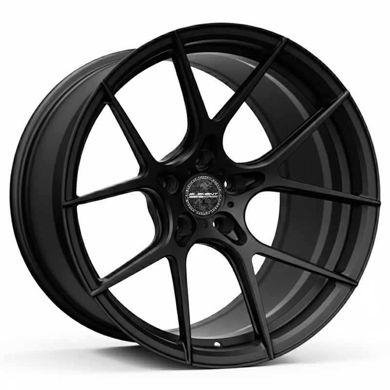 17x7.5 element forged sf-1 satin black (full forged) (custom)