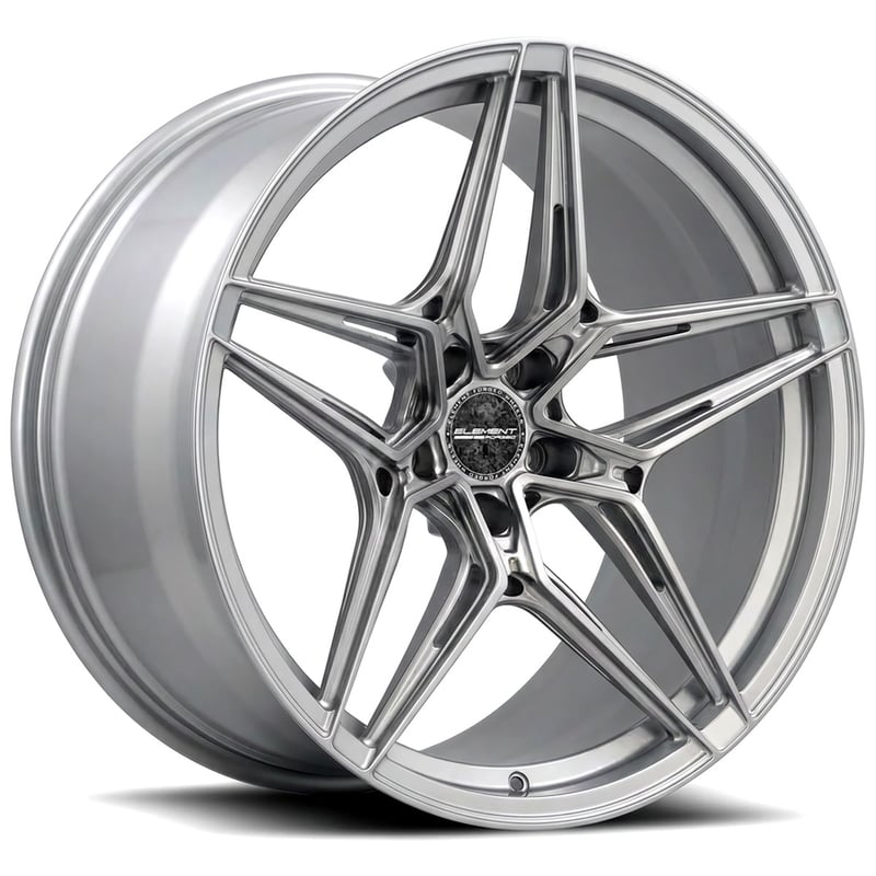24x9.5 element forged sf-7 gloss silver (full forged) (custom)