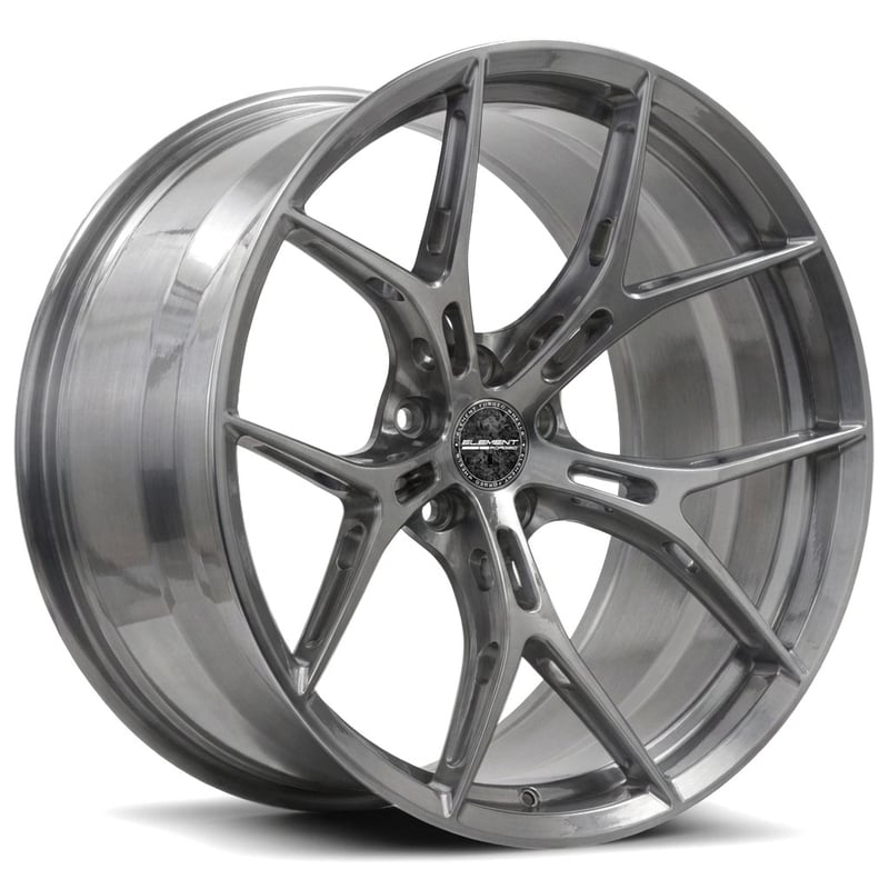 21x8 element forged sf-9 brushed titanium (full forged) (custom)
