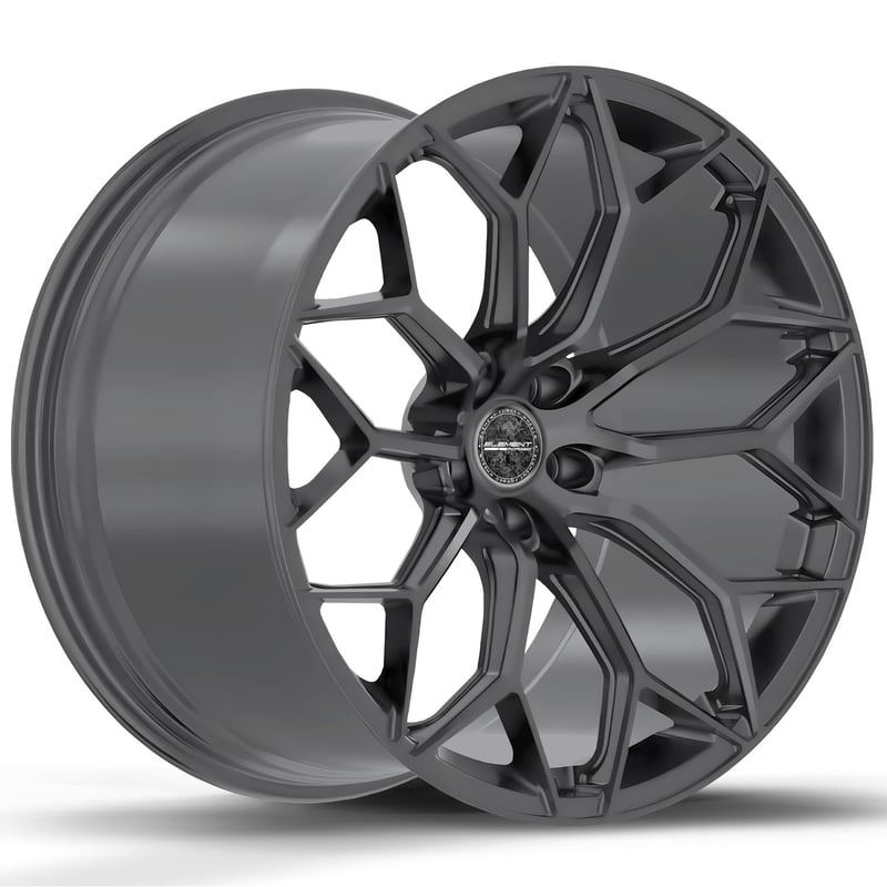 19x8.5 element forged me-3 satin gunmetal (full forged) (custom)