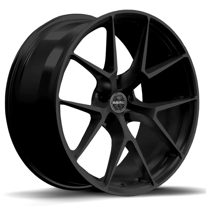 22x8.5 element forged sf-3 satin black (full forged) (custom)