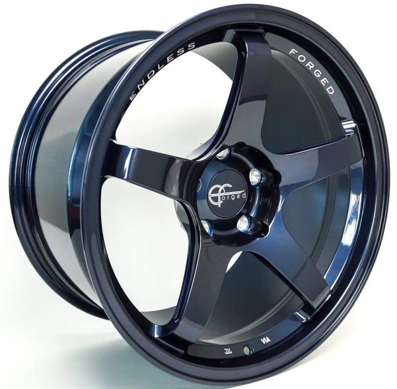 18x10.5 endless forged f01 apex blue (forged 1-piece) 5x120 35mm
