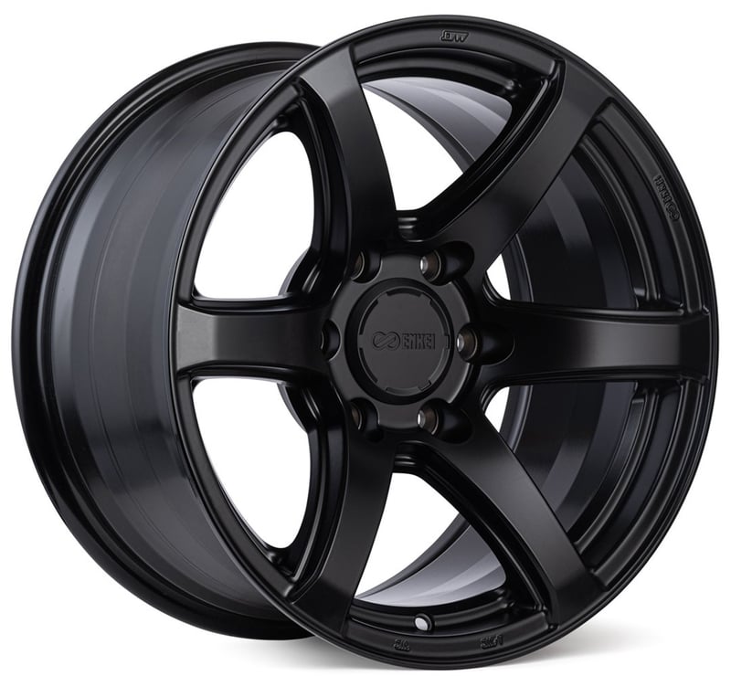 16x8 enkei cyclone matte black 6x5.5/139.7 0mm